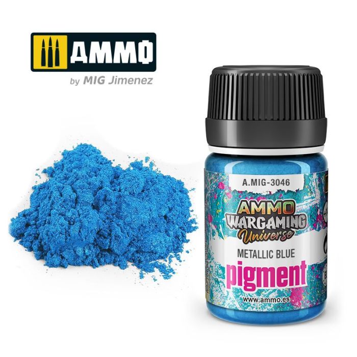 WARGAMING PIGMENT METALLIC BLUE 35 ML A.MIG-3046