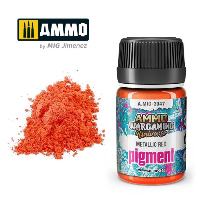 WARGAMING PIGMENT METALLIC RED 35 ML A.MIG-3047