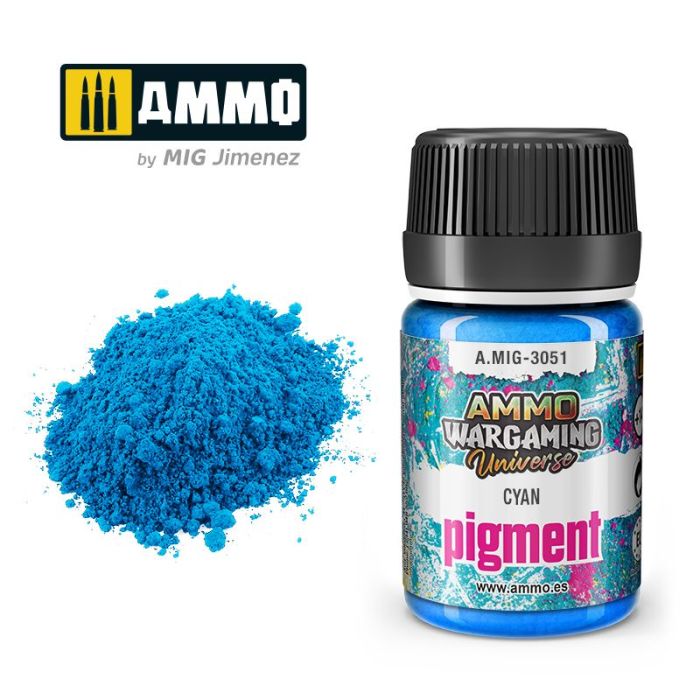 WARGAMING PIGMENT CYAN 35 ML A.MIG-3051
