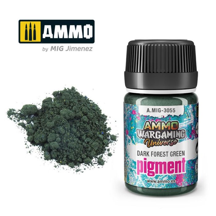 WARGAMING PIGMENT DARK FOREST GREEN 35 ML A.MIG-3055