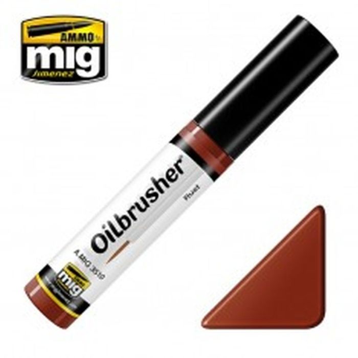 OILBRUSHER RUST JAR 10 ML A.MIG-3510
