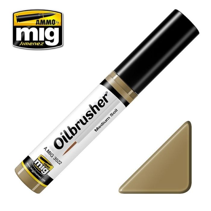 OILBRUSHER MEDIUM SOIL JAR 10 ML A.MIG-3522
