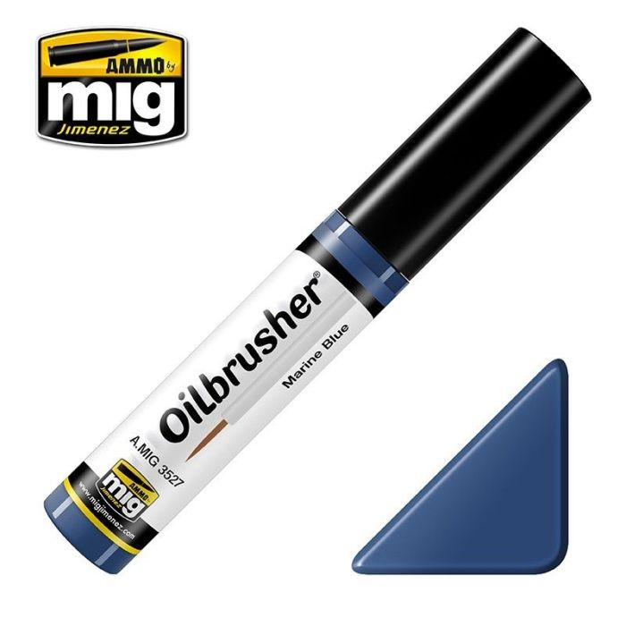 OILBRUSHER MARINE BLUE JAR 10 ML A.MIG-3527