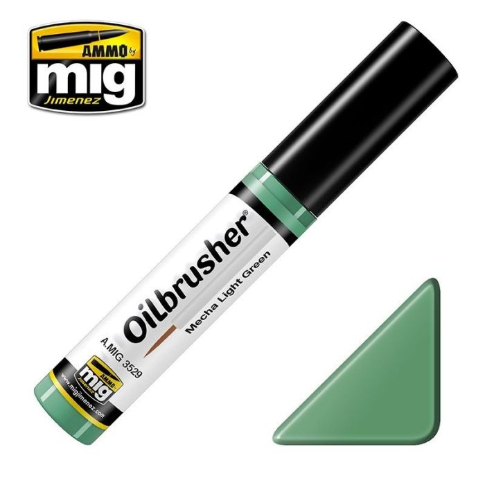 OILBRUSHER MECHA LIGHT GREEN JAR 10 ML A.MIG-3529
