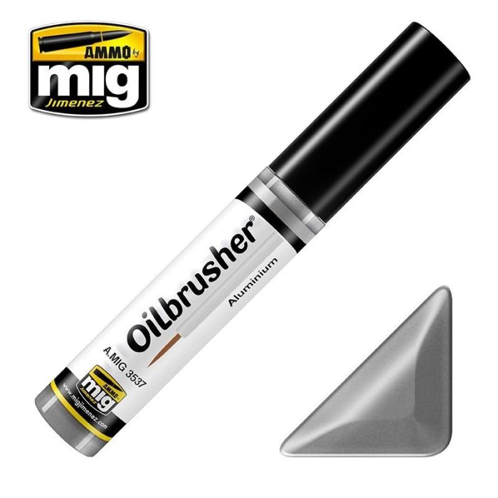OILBRUSHER ALUMINIUM JAR 10 ML A.MIG-3537