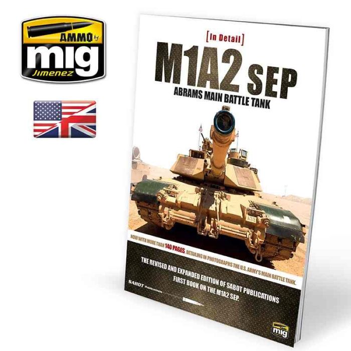BOOK M1A2SEP ABRAMS MAIN BATTLE TANK IN DETAIL ENG. A.MIG-5950