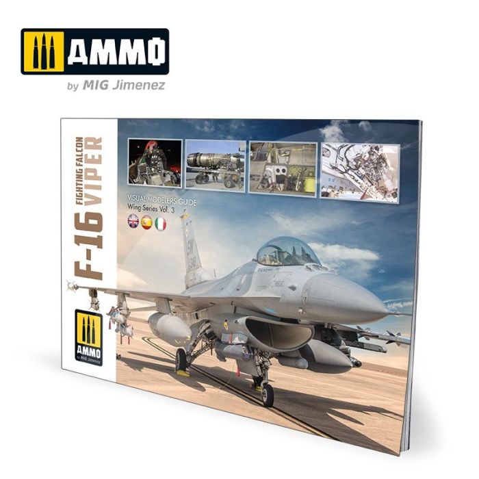 BOOK F-16 FIGHTING FALCON/VIPER - VISUAL MODELERS GUIDE ENG. A.MIG-6029
