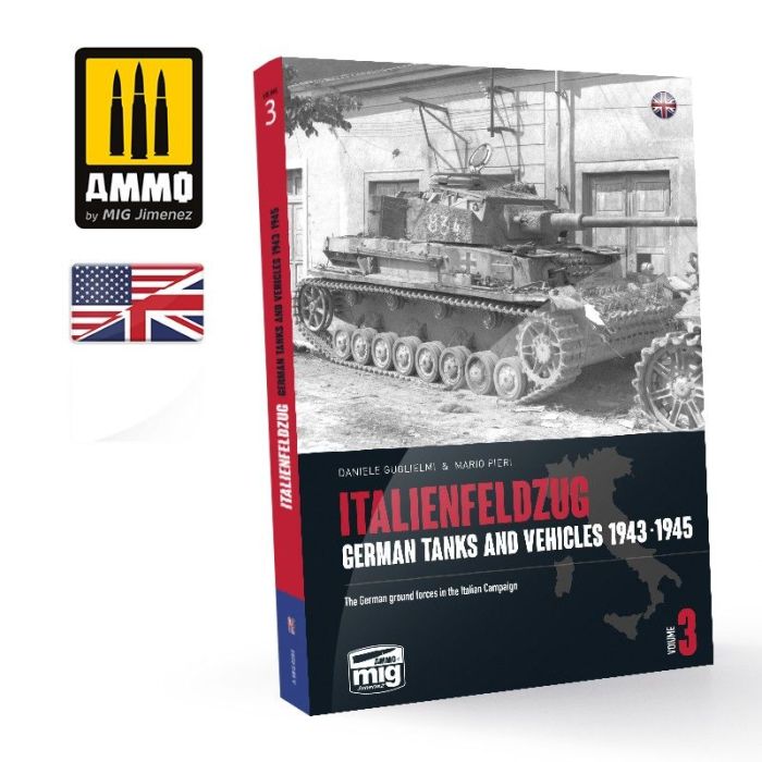 BOOK ITALENFELZUG. GERMAN TANKS 1943-1945 VOL.3 ENG A.MIG-6265