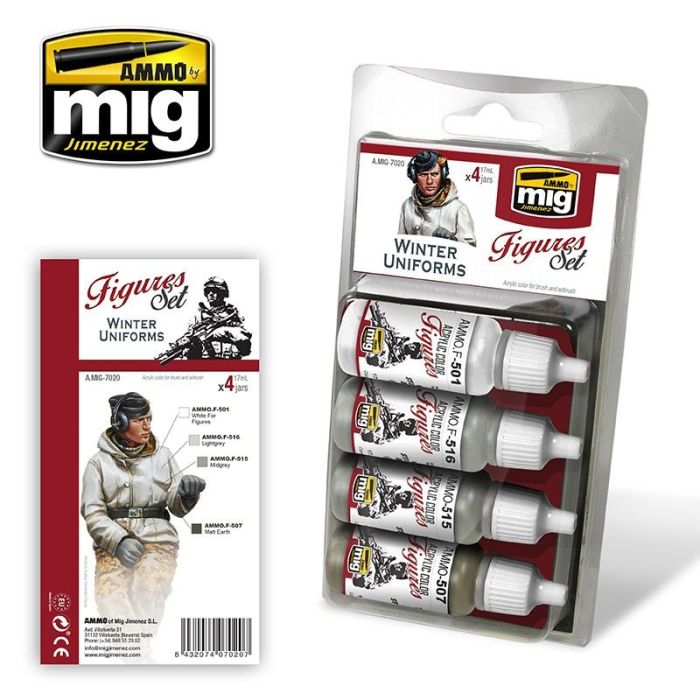 WINTER UNIFORMS 4 JARS 17 ML A.MIG-7020