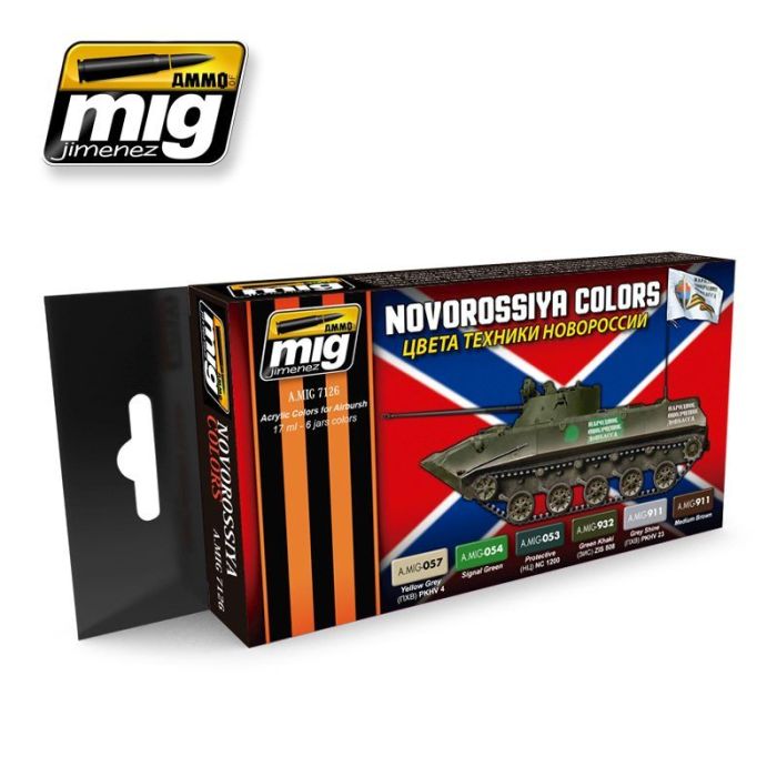 NOVOROSSIYA COLORS 6 JARS 17 ML ** A.MIG-7126