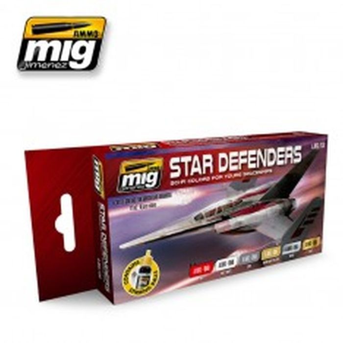 STAR DEFENDERS SCI-FI COLORS 6 JARS 17 ML A.MIG-7130