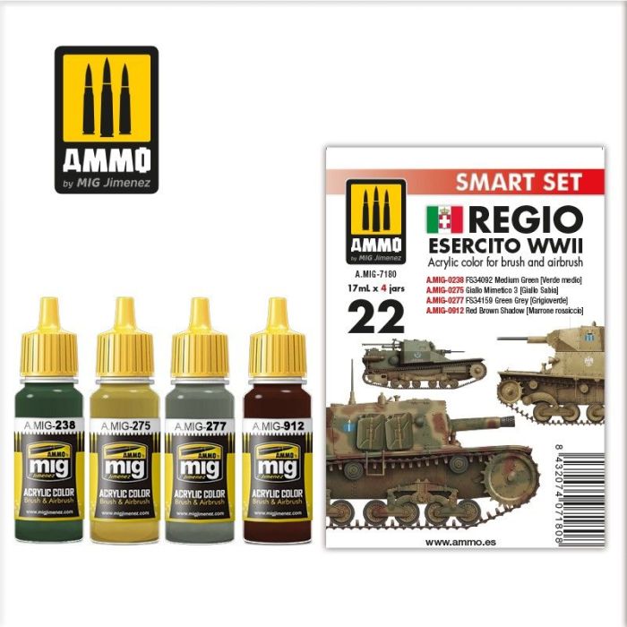 REGIO ESERCITO WWII 4 JARS 17 ML A.MIG-7180
