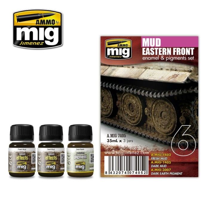 EASTER FRONT MUD SET 3 JARS 35 ML A.MIG-7405