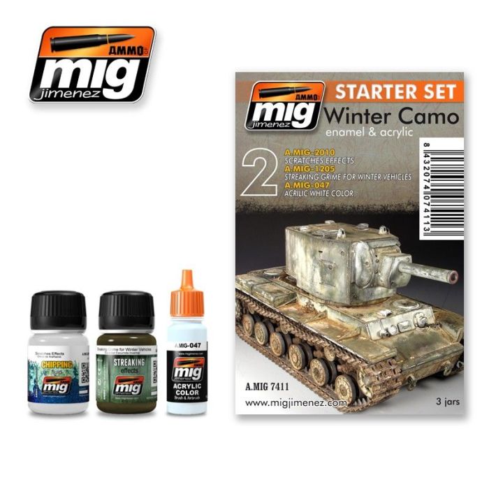 WINTER CAMO SET 1 JAR 17 ML 2 JARS 35 ML A.MIG-7411