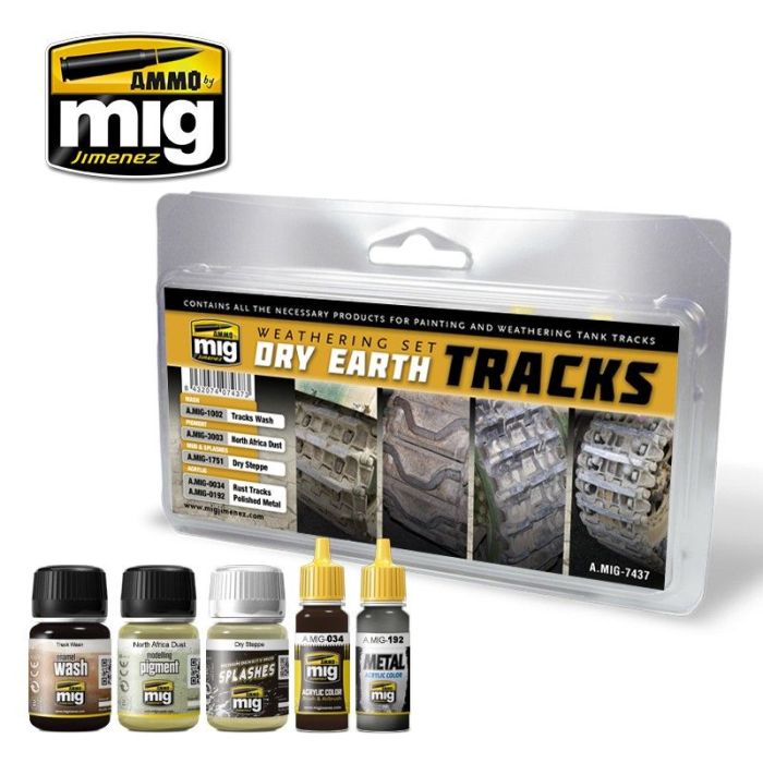 DRY EARTH TRACKS 2 JARS 17 ML 3 JARS 35 ML A.MIG-7437