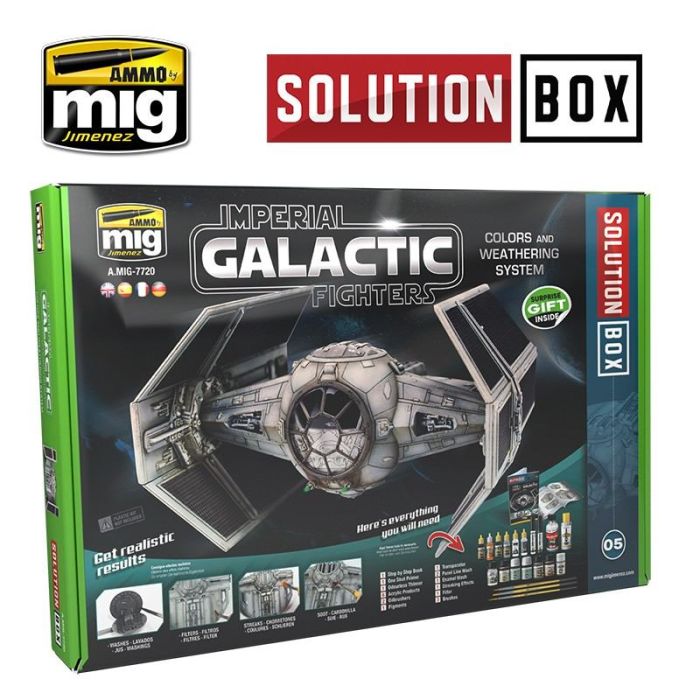 SOLUTION BOX #05 IMPERIAL GALACTIC FIGHTERS A.MIG-7720