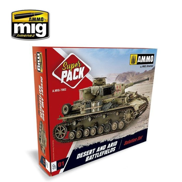 SUPER PACK DESERT en ARID BATTLEFIELDS SET A.MIG-7802