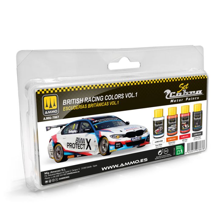 COBRA MOTOR BRITISH RACING COLORS VOL.1 SET (05/25) * A.MIG-7867
