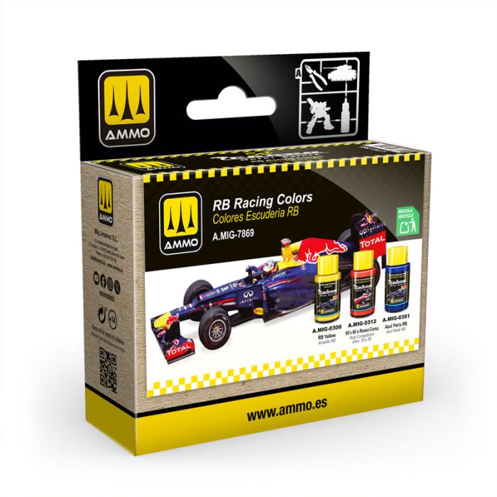 COBRA MOTOR RB RACING COLORS SET (05/25) * A.MIG-7869
