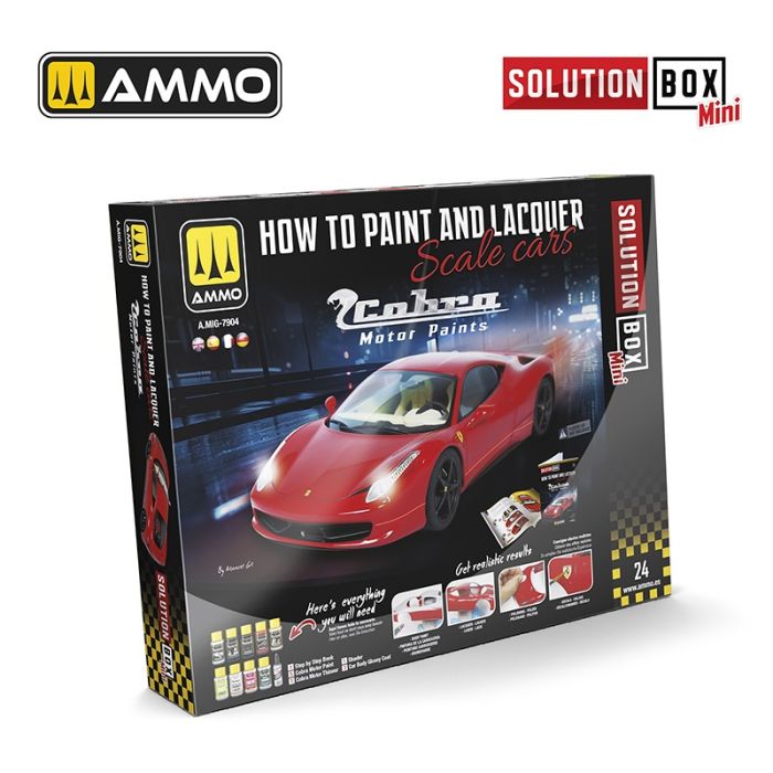 SOLUTION BOX MINI #24 HTP en LACQUER SCALE CAR COBRA A.MIG-7904