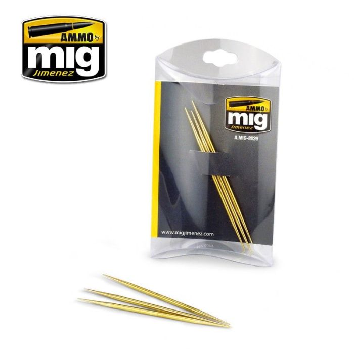 3 BRASS TOOTHPICKS A.MIG-8026