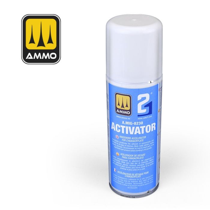 ACTIVATOR HARDENING ACCELERATOR CYANOACRYLATE 200ML A.MIG-8230