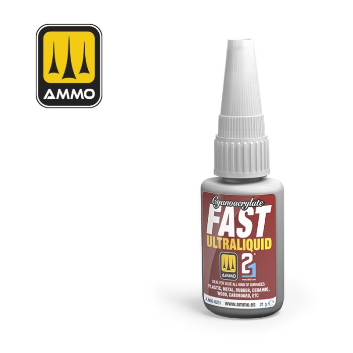 CYANOACRYLATE FAST ULTRALIQUID 21GR A.MIG-8231