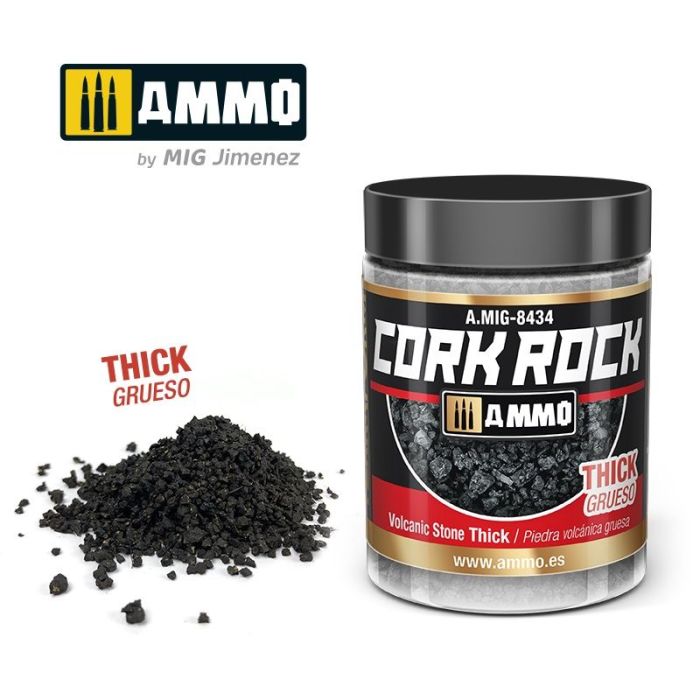 TERRAFORM CORK ROCK VOLCANIC ROCK THICK JAR 100 ML A.MIG-8434