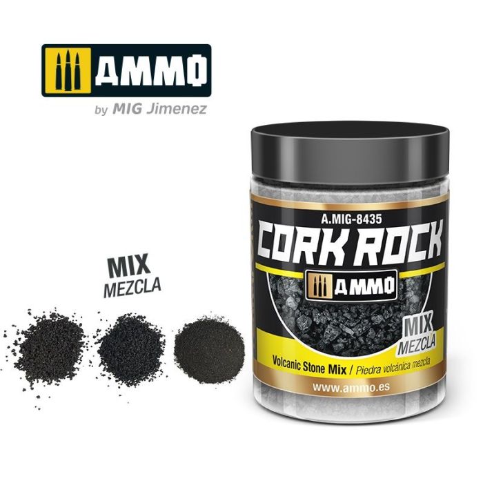 TERRAFORM CORK ROCK VOLCANIC ROCK MIX JAR 100 ML A.MIG-8435