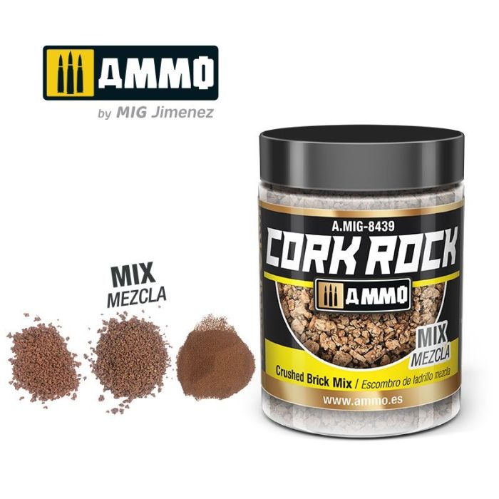 TERRAFORM CORK ROCK CRUSHED BRICK MIX JAR 100 ML A.MIG-8439