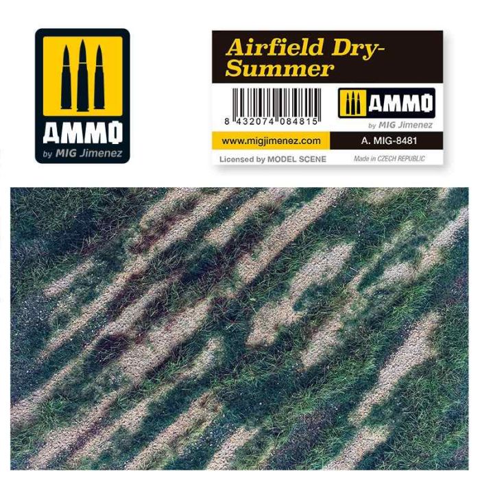 AIRFIELD DRY-SUMMER SCENIC MATS A.MIG-8481