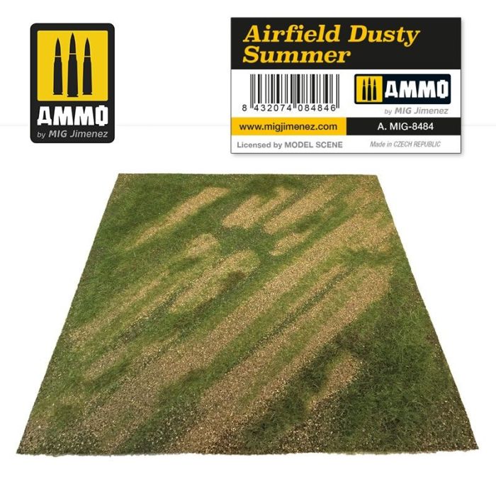 AIRFIELD DUSTY SUMMER SCENIC MATS A.MIG-8484