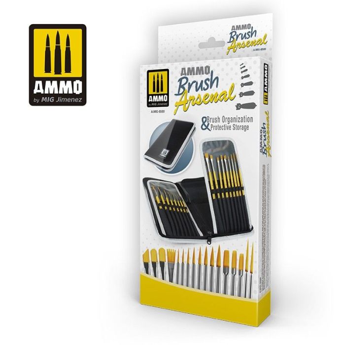 BRUSH ARSENAL - BRUSHORGANIZER en PROTECTIVE STORAGE A.MIG-8580
