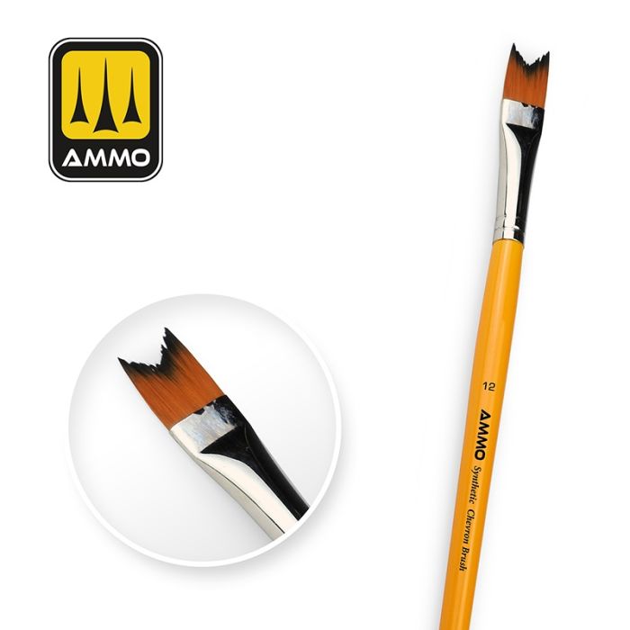 AMMO SYNTHETIC CHEVRON BRUSH NO. 12 A.MIG-8588