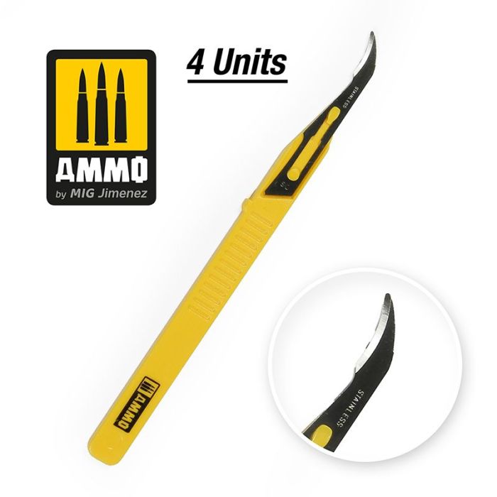 SCALPELS MINI BLADE RIPPER 4 PCS. A.MIG-8690