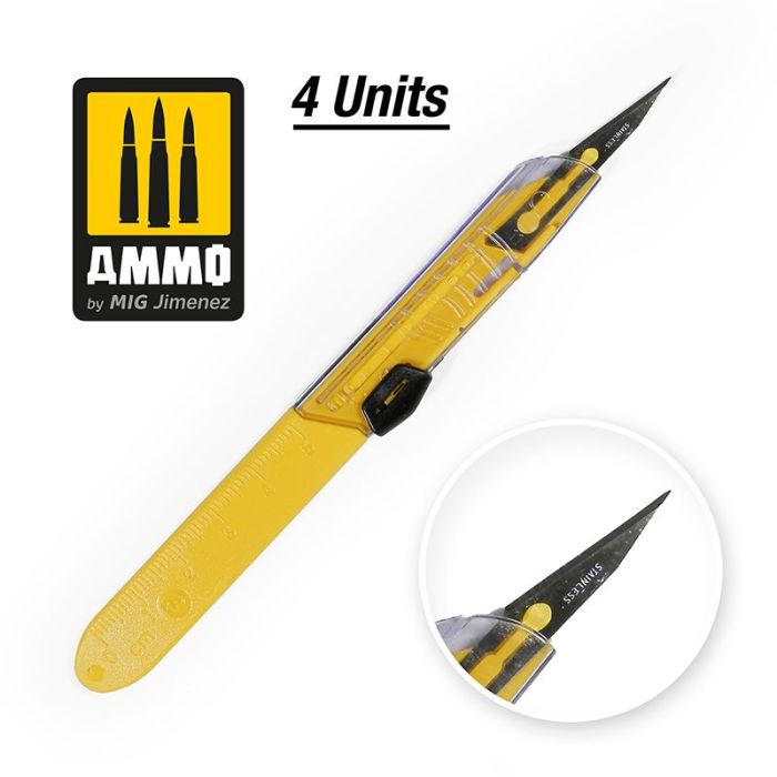 SCALPELS PROTECTIVE BLADE STRAIGHT 1 PC. A.MIG-8697
