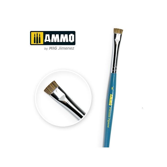 AMMO PRECISION PIGMENT BRUSH NO. 8 A.MIG-8705