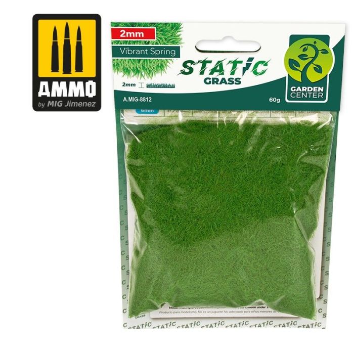 STATIC GRASS VIBRANT SPRING 2 MM 50 GR A.MIG-8812