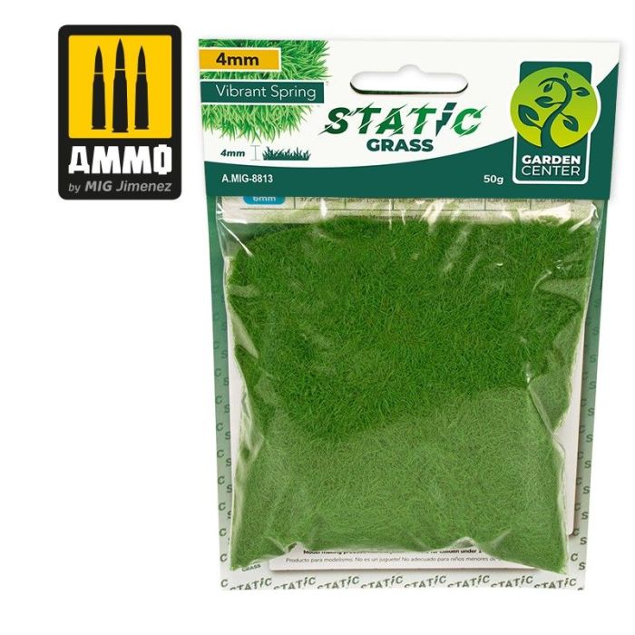 STATIC GRASS VIBRANT SPRING 4 MM 50 GR A.MIG-8813