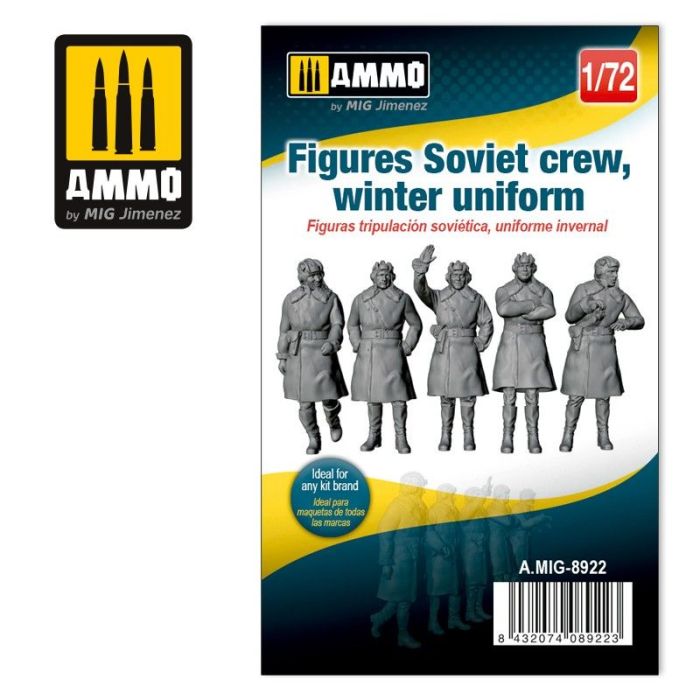 1/72 FIGURES SOVIET CREW WINTER UNIFORM A.MIG-8922