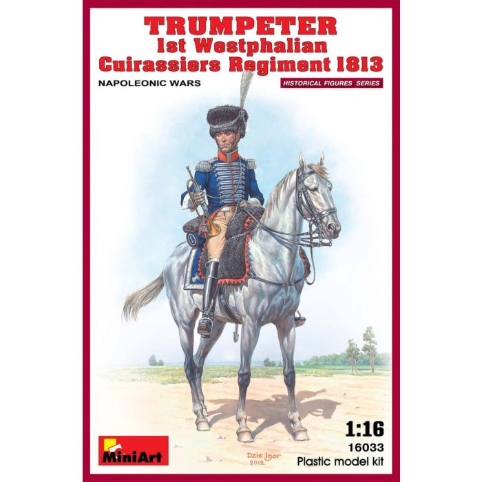 1/16 TRUMPETER. 1ST WESTPHALIAN CUIRAS. 16033