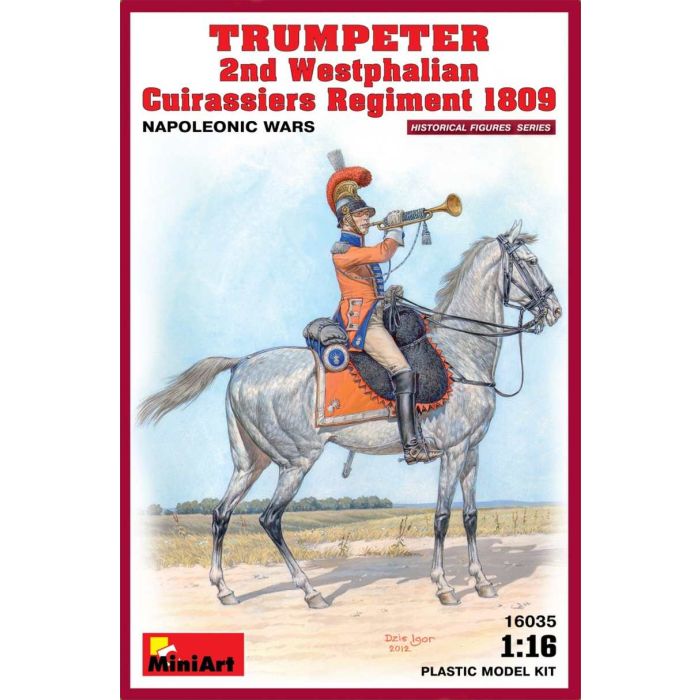 1/16 TRUMPETER. 2ND WESTPHALIAN CUIRAS. 16035
