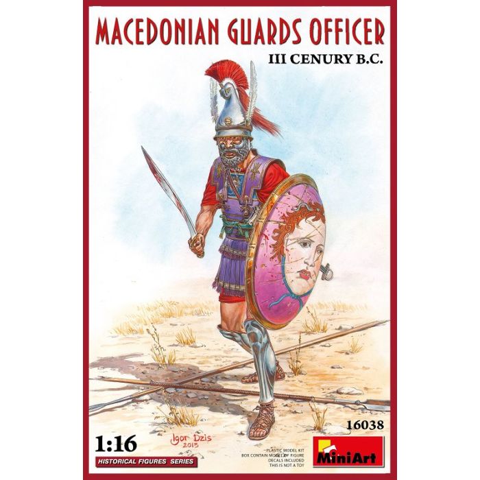 1/16 MACEDONIAN GUARDS OFFICER. III CENTURY B.C (03/25)* 16038
