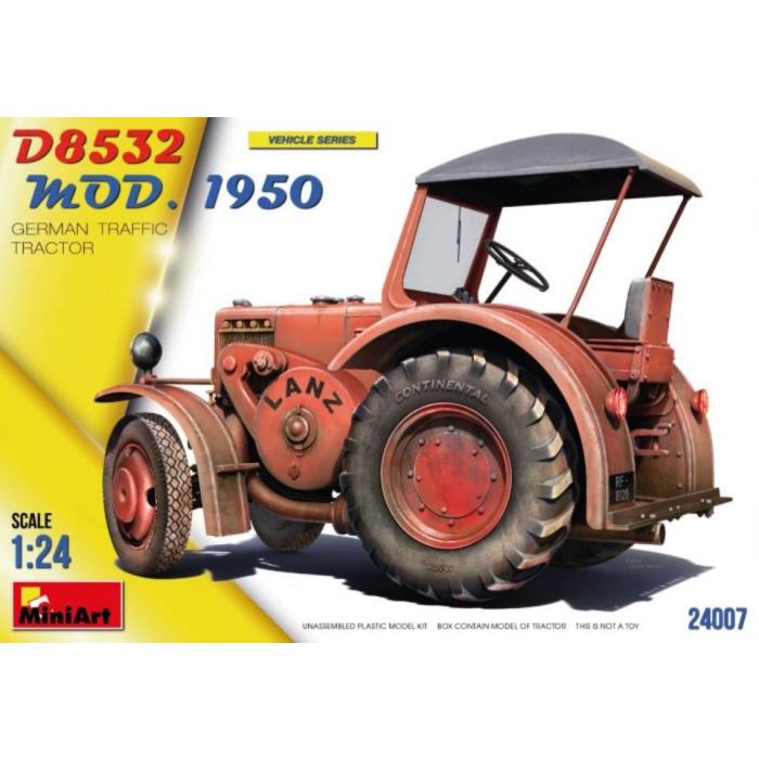 1/24 GERMAN TRAFFIC TRACTOR D8532 MOD. 1950 24007