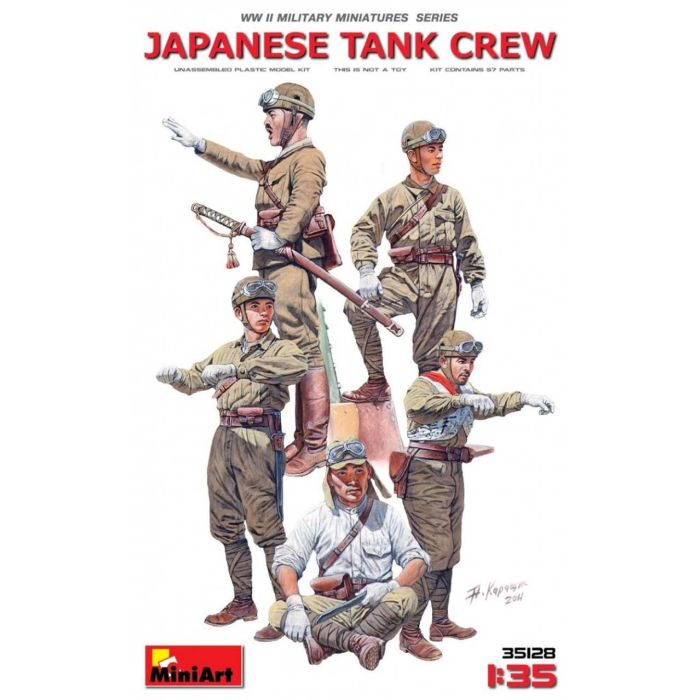 1/35 JAPANESE TANK CREW 35128