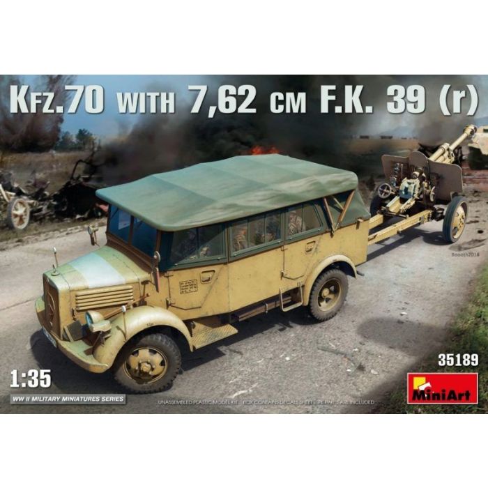 1/35 KFZ.70 en 7,62 CM F.K. 39 R 35189