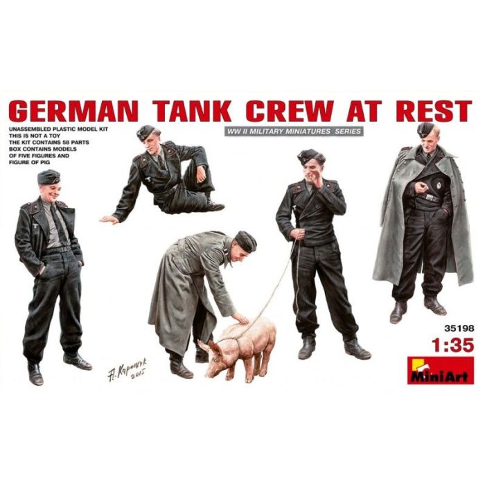 1/35 GERMAN TANK CREW AT REST 35198