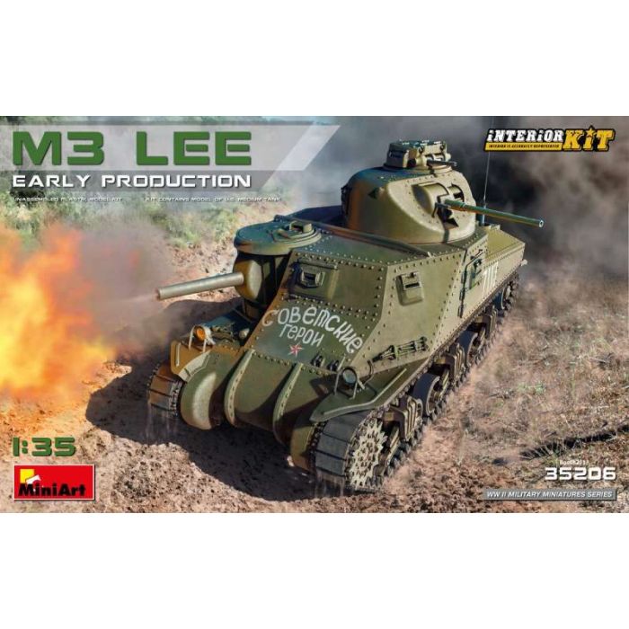 1/35 M3 LEE EARLY PROD. INTERIOR KIT 35206