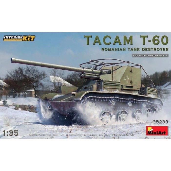 1/35 TACAM T-60 ROMANIAN TANK DESTR. INTERIOR KIT 35230