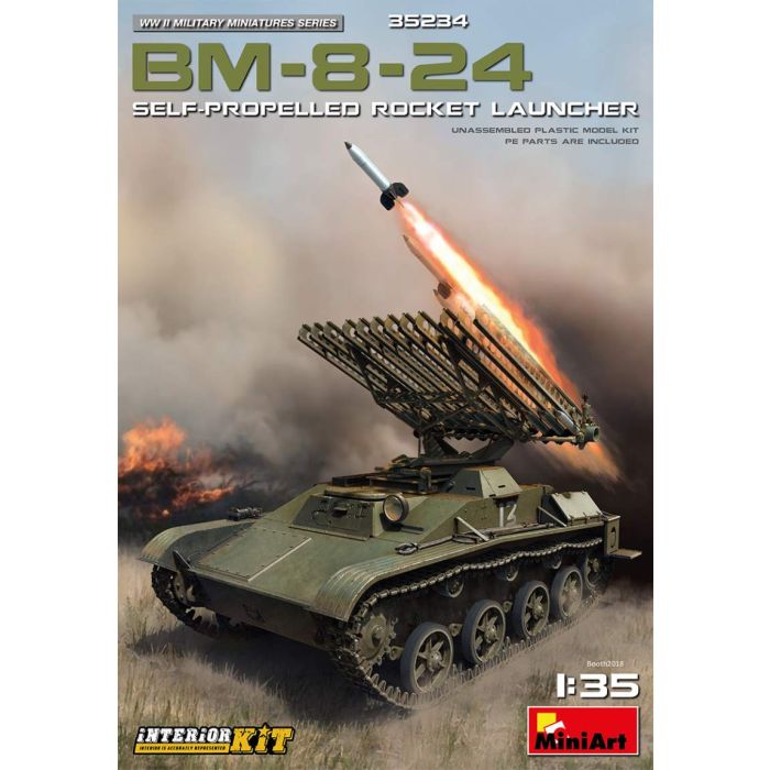 1/35 BM-8-24 SELF-PROPELLED ROCKET LAUNCHER 35234